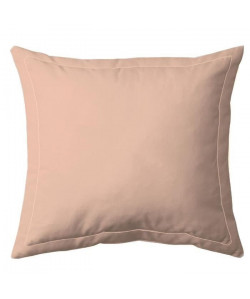 COTE DECO Taie d\'oreiller 100% percale de coton  63x63 cm  Rose blush