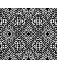 O\'CBO Lot de 2 coussins déhoussables AZTEQUES 40x40 cm  Noir