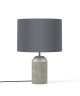 Lampe béton  abatjour E27 60W 48 cm gris