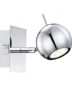 GLOBO Applique chrome LED L14,5 x l10 x h10 cm