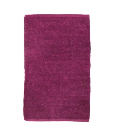 CHENILLE Tapis en coton  55x85 cm  Violet