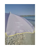 EZPELETA Parasol de plage Beach  Ř 180 cm  Poisson gris Socle non inclus