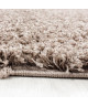 LIFE Tapis de salon shaggy rond Ř120 cm  Beige