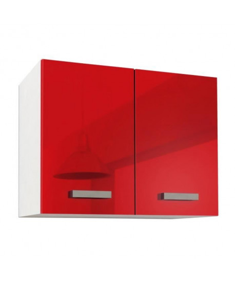 START Caisson haut de cuisine L 80 cm  Rouge Brillant