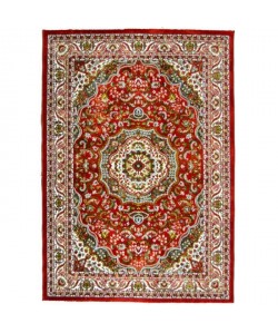 SAJADA Tapis de salon 160x230 cm rouge