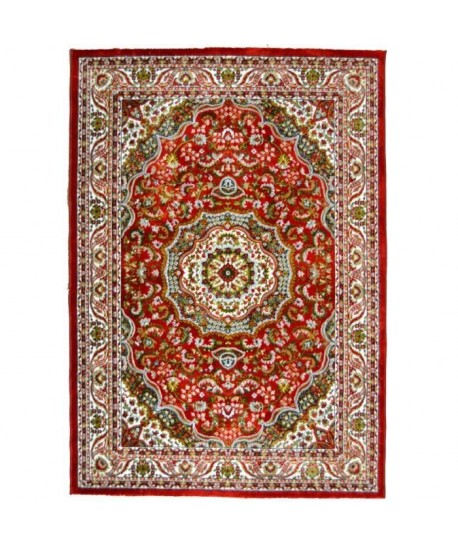 SAJADA Tapis de salon 160x230 cm rouge