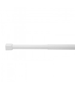 Barre extensible  110185 cm  ř 19 mm  Blanc