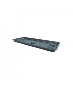 PLASTIKEN plateau rectangulaire  77 X 29 cm  Anthracite