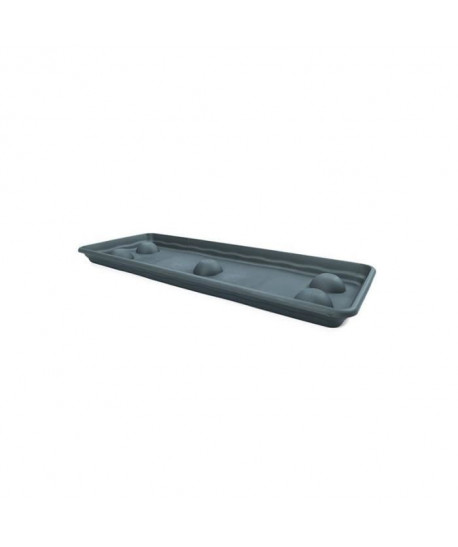 PLASTIKEN plateau rectangulaire  77 X 29 cm  Anthracite