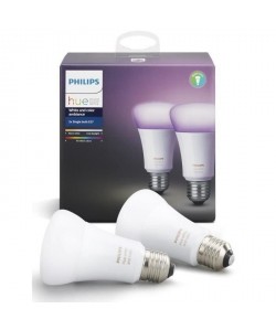 PHILIPS HUE Pack de 2 ampoules White&Color E27