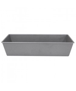 IMF Moule a cake sans rebord Steel  30 x 11 x 8 cm  Gris