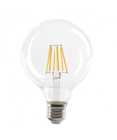 EXPERTLINE Ampoule LED filament E27 G95 SMD 6 W SMD céramique 6 W équivalence 48 W blanc chaud