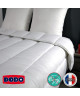 DODO Couette tempérée 300g/m˛ Anti Acariens MISSISSIPPI 240x260 cm blanc