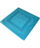 JEAN ALAN Tapis de bain ALASKA 100% coton 60x60 cm  Bleu turquoise