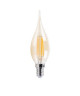 XQLite Ampoule bougie LED E14 XQ1463G 4 W équivalent a 30 W blanc extra chaleureux