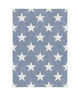 CANVAS Tapis enfant tissé en velours polypropylene  120x170 cm  Bleu et creme