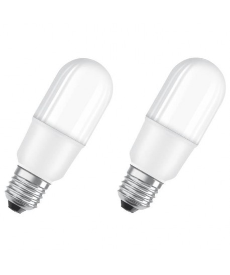 OSRAM Lot de 2 Ampoules LED E27 stick dépolie 10 W équivalent a 75 W blanc froid