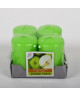 Lot de 4 Bougies parfumées Pomme verte 4x6cm