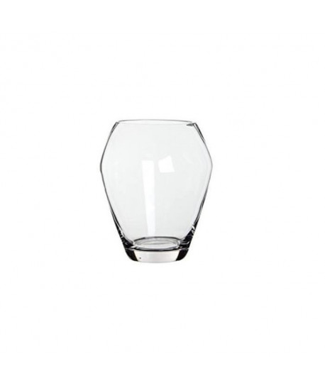 Vase Iris verre H20xD17  Transparent