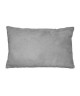 Coussin 30x50cm suédine uni Gris clair