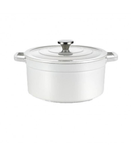 LAGOSTINA Cocotte en fonte ronde 6 l  Couvercle condensateur E6324614 Tous feux dont induction