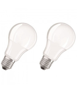 NEOLUX Lot de 2 Ampoules LED E27 standard dépolie 11,5 W équivalent a 75 W blanc froid