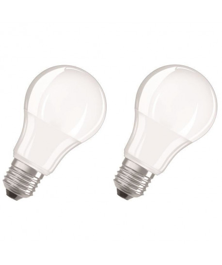 NEOLUX Lot de 2 Ampoules LED E27 standard dépolie 11,5 W équivalent a 75 W blanc froid