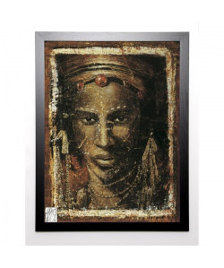 ARIETTI FABIENNE Image encadrée Le guerrier 67x87 cm Marron