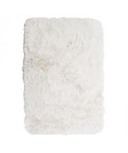 NEO YOGA Tapis de salon ou chambre en microfibre extra doux  60x90 cm  Blanc