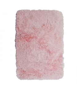 NEO YOGA Tapis de salon ou chambre en microfibre extra doux  60x90 cm  Rose