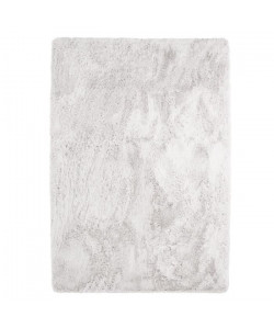 NEO YOGA Tapis de salon ou chambre en microfibre extra doux  120x170 cm  Blanc