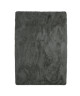 NEO YOGA Tapis de salon ou chambre en microfibre extra doux  160x230 cm  Gris foncé