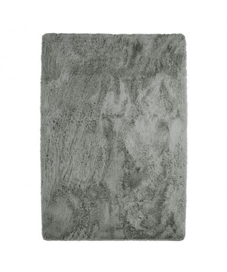 NEO YOGA Tapis de salon ou chambre en microfibre extra doux  160x230 cm  Gris clair