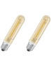 OSRAM Lot de 2 Ampoules LED E27 tube vintage édition 1906 2,8 W équivalent a 20 W blanc chaud