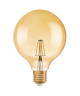 OSRAM Ampoule LED E27 Globe G125 vintage édition 1906 6,5 W équivalent a 51 W blanc chaud dimmable