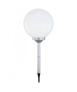 GLOBO LIGHTING Globe extérieur Plastique gris métallisé  Plastique blanc