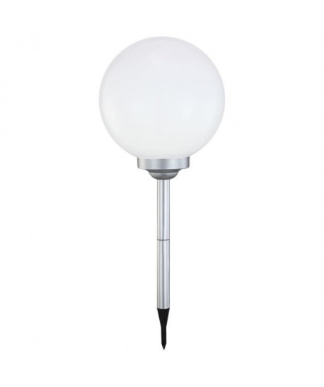 GLOBO LIGHTING Globe extérieur Plastique gris métallisé  Plastique blanc