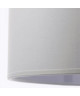 ESSENTIEL Abatjour forme Cylindre  Ř 39 x H 20 cm  Polycoton  Blanc