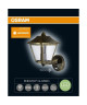 OSRAM Applique extérieur Endura Classic Tradition Up Sensor Alu  E27  Noir et Gris