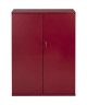 PIERRE HENRY Armoire de bureau JOKER style industriel  Métal rouge rubis nacré  L 43 x H 105 cm