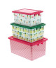 Lot de 3 boîtes plastique de rangement Summer  13 / 23 / 35 L