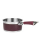 SITRAM Casserole Charleston en inox  Ř 18 x H 9 cm  Violet prune et mat  Tous feux dont induction