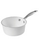 SITRAM Casserole Hegoa  Ř 18 cm  Aluminium forgé  Blanc