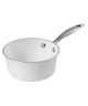 SITRAM Casserole Hegoa  Ř 20 cm  Aluminium forgé  Blanc