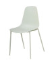 SHIRLEY Chaise de salle a manger  Vert mat  Scandinave  L 45 x P 52 cm