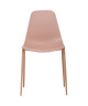 SHIRLEY Chaise de salle a manger  Rose mat  Scandinave  L 45 x P 52 cm