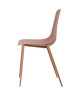 SHIRLEY Chaise de salle a manger  Rose mat  Scandinave  L 45 x P 52 cm