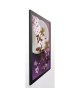 BEYLER CATHERINE Image encadrée Composition Zen : Branche de Prunus sur coupe 57x77 cm Violet