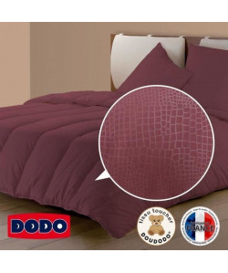 DODO Couette tempérée Tendance Croco  220x240 cm  Prune