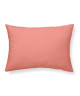 TODAY Coussin en velours Hippie Chic  Motif : losanges  30x50 cm  Orange corail